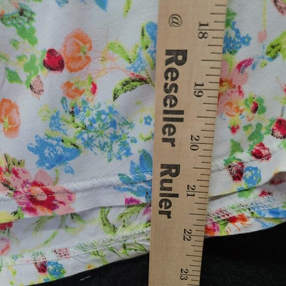 Vanilla Star Womens Top Multi-Color Size Large 100% Rayon Pullover Stretch - Picture 5 of 12